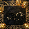 Olive Black & Camel Bone Beads