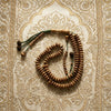 Artisanal Oval Wooden Prayer Beads