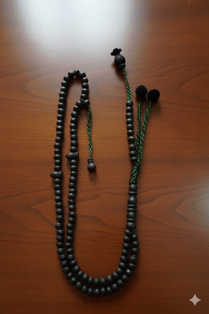 Material Black Olive Oil Beads